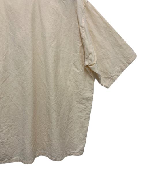 AURALEE（オーラリー）AURALEE (オーラリー) SUPER FINE COTTON PIQUE BIG POLO SHIRT ベージュ サイズ:size4の古着・服飾アイテム