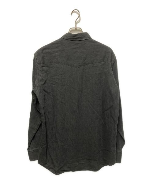 AURALEE（オーラリー）AURALEE (オーラリー) SELVEDGE SUPER LIGHT DENIM SHIRT グレー サイズ:4の古着・服飾アイテム