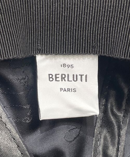 Berluti（ベルルッティ）Berluti (ベルルッティ) カリグラフィキャップ ネイビー サイズ:Mの古着・服飾アイテム