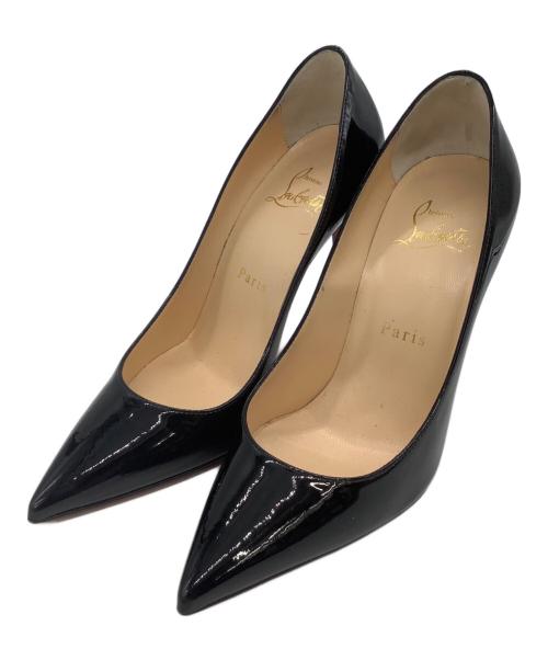 Christian Louboutin（クリスチャン・ルブタン）Christian Louboutin (クリスチャン・ルブタン) エナメルパンプス ブラック サイズ:35の古着・服飾アイテム