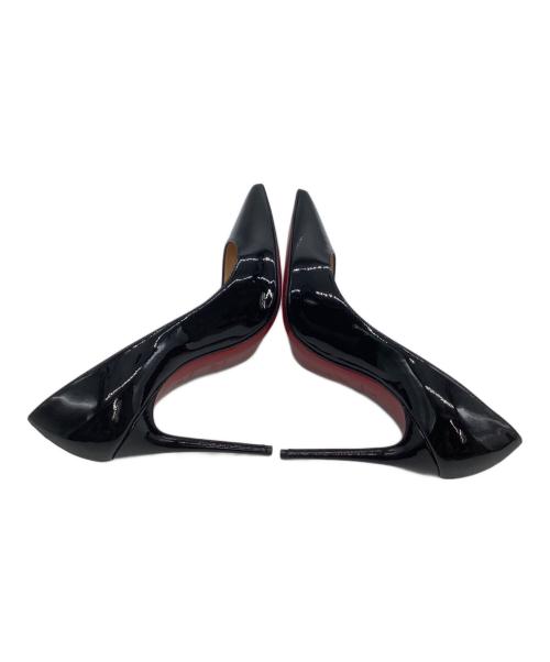 Christian Louboutin（クリスチャン・ルブタン）Christian Louboutin (クリスチャン・ルブタン) エナメルパンプス ブラック サイズ:35の古着・服飾アイテム