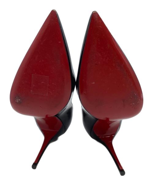 Christian Louboutin（クリスチャン・ルブタン）Christian Louboutin (クリスチャン・ルブタン) エナメルパンプス ブラック サイズ:35の古着・服飾アイテム