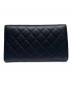 CHANEL (シャネル) カンボン マトラッセ ロング ウォレット ブラック：70000円