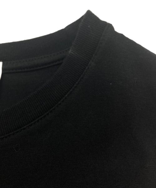 MSGM（エムエスジーエム）MSGM (エムエスジーエム) アシンメトリーカットソー ブラック サイズ:Sの古着・服飾アイテム