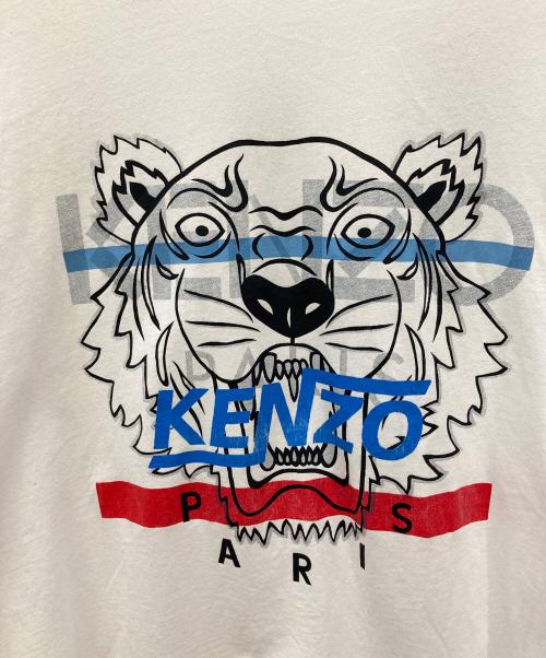 KENZO（ケンゾー）KENZO (ケンゾー) 半袖プリントカットソー ホワイト サイズ:Mの古着・服飾アイテム
