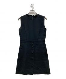 RED VALENTINO（レッドヴァレンティノ）の古着「ノースリーブワンピース」｜ブラック