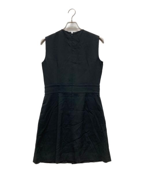 RED VALENTINO（レッドヴァレンティノ）RED VALENTINO (レッドヴァレンティノ) ノースリーブワンピース ブラック サイズ:42の古着・服飾アイテム