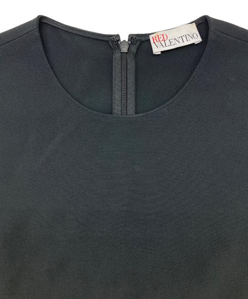 RED VALENTINO（レッドヴァレンティノ）RED VALENTINO (レッドヴァレンティノ) ノースリーブワンピース ブラック サイズ:42の古着・服飾アイテム