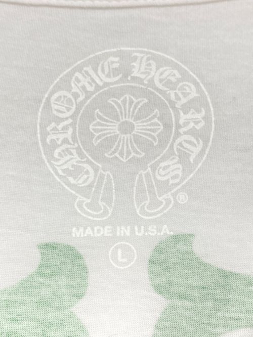 CHROME HEARTS（クロムハーツ）CHROME HEARTS (クロムハーツ) LOS ANGELES EXCLUSIVE CHRISTMAS L/S T-SHIRTS  ホワイト サイズ:Lの古着・服飾アイテム