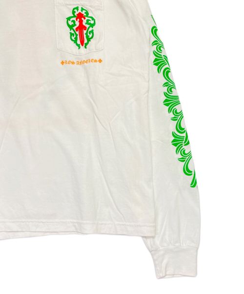 CHROME HEARTS（クロムハーツ）CHROME HEARTS (クロムハーツ) LOS ANGELES EXCLUSIVE CHRISTMAS L/S T-SHIRTS  ホワイト サイズ:Lの古着・服飾アイテム