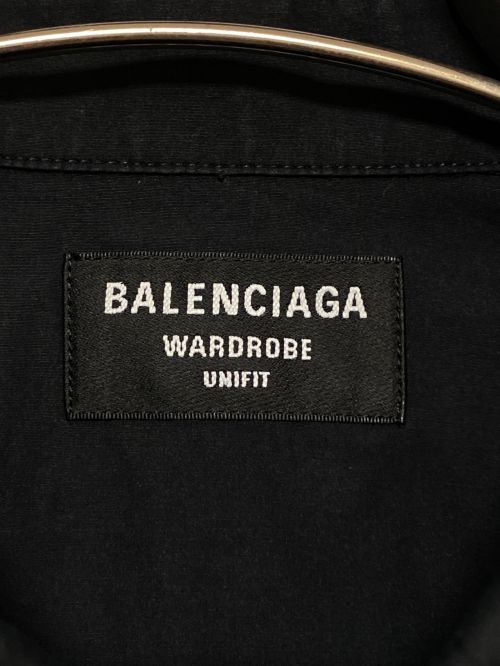 BALENCIAGA（バレンシアガ）BALENCIAGA (バレンシアガ) Dry Cleaning Logo Shirt ブラック サイズ:XSの古着・服飾アイテム