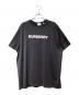 BURBERRY（バーバリー）の古着「ロゴカットソー」｜ブラック
