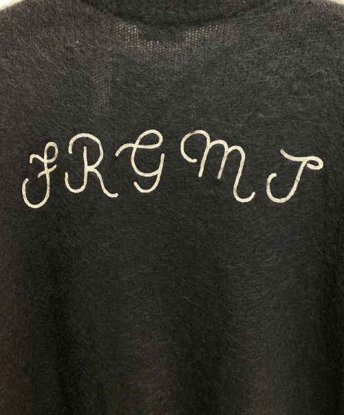 MONCLER GENIUS（モンクレール ジーニアス）MONCLER GENIUS FRAGMENT DESIGN 21AW FRAGMENT DESIGN GIROCOLLO TRICOT MOHAIR KNIT （フラグメントデザインモヘヤニット） ブラック サイズ:Mの古着・服飾アイテム