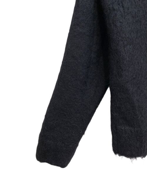 MONCLER GENIUS（モンクレール ジーニアス）MONCLER GENIUS FRAGMENT DESIGN 21AW FRAGMENT DESIGN GIROCOLLO TRICOT MOHAIR KNIT （フラグメントデザインモヘヤニット） ブラック サイズ:Mの古着・服飾アイテム
