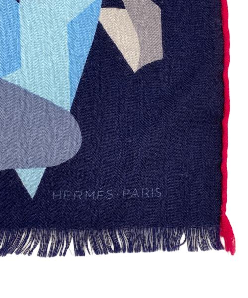 HERMES（エルメス）HERMES (エルメス) カシミヤ混マフラー マルチカラーの古着・服飾アイテム