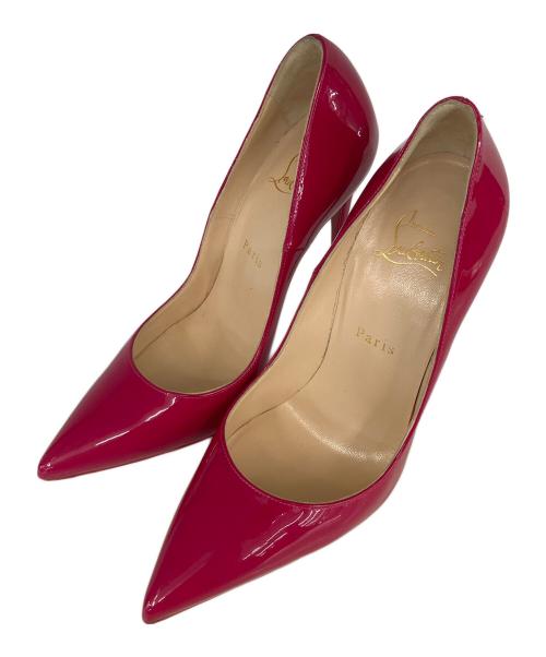 Christian Louboutin（クリスチャン・ルブタン）Christian Louboutin (クリスチャン・ルブタン) エナメルパンプス ショッキングピンク サイズ:SIZE38の古着・服飾アイテム