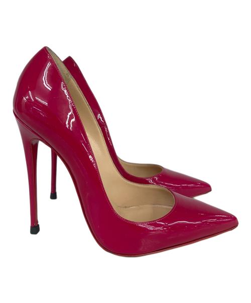 Christian Louboutin（クリスチャン・ルブタン）Christian Louboutin (クリスチャン・ルブタン) エナメルパンプス ショッキングピンク サイズ:SIZE38の古着・服飾アイテム
