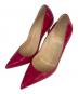 Christian Louboutin（クリスチャン・ルブタン）の古着「エナメルパンプス」｜ショッキングピンク