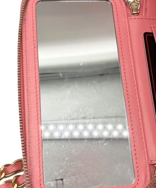 CHANEL（シャネル）CHANEL (シャネル) チェーンショルダーバニティバッグ ピンクの古着・服飾アイテム