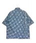 LOUIS VUITTON (ルイ ヴィトン) モノグラムプリントショートスリーブデニムシャツ ブルー サイズ:XL：200000円