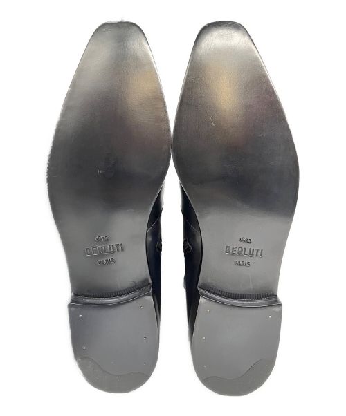 Berluti（ベルルッティ）Berluti (ベルルッティ) カリグラフィ デムジュール サイドジップブーツ ネイビー サイズ:8の古着・服飾アイテム