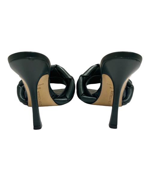 BOTTEGA VENETA（ボッテガベネタ）BOTTEGA VENETA (ボッテガベネタ) イントレチャートサンダル グリーン サイズ:36　1/2の古着・服飾アイテム