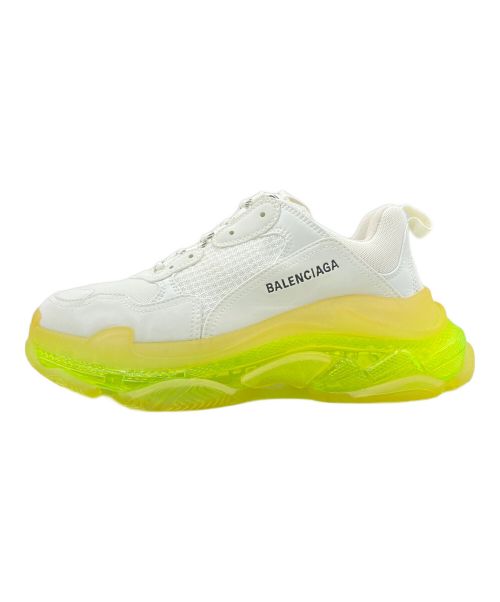 BALENCIAGA（バレンシアガ）BALENCIAGA (バレンシアガ) Triple S ホワイト×イエロー サイズ:42の古着・服飾アイテム