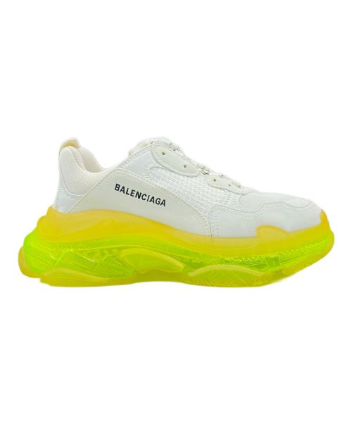 BALENCIAGA（バレンシアガ）BALENCIAGA (バレンシアガ) Triple S ホワイト×イエロー サイズ:42の古着・服飾アイテム