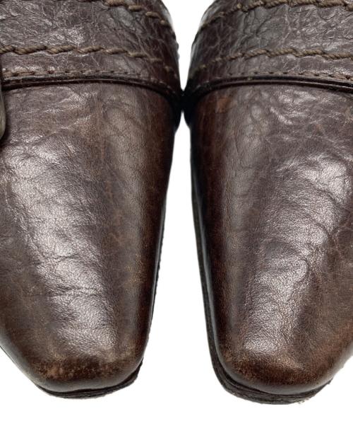 LOUIS VUITTON（ルイ ヴィトン）LOUIS VUITTON (ルイ ヴィトン) ヒールパンプス ブラウン サイズ:38の古着・服飾アイテム