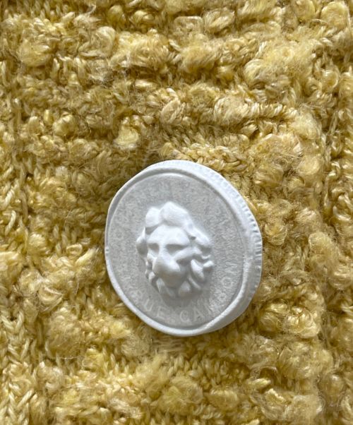 CHANEL（シャネル）CHANEL (シャネル) 半袖 ニット ワンピース イエロー サイズ:38の古着・服飾アイテム