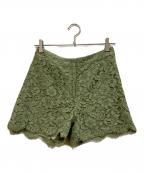 DOLCE & GABBANAドルチェ＆ガッバーナ）の古着「レースパンツ」｜グリーン