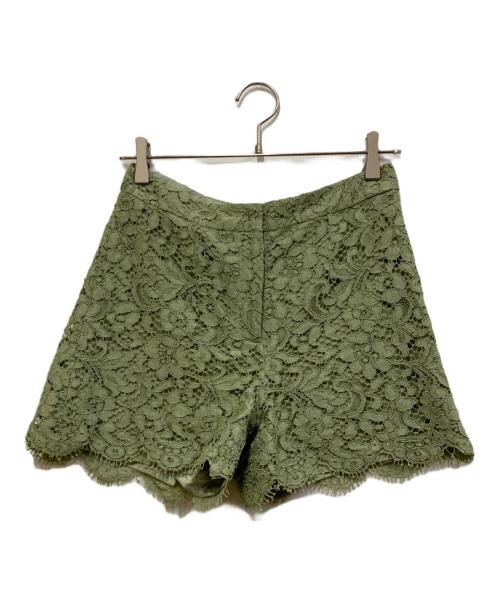 DOLCE & GABBANA（ドルチェ＆ガッバーナ）DOLCE & GABBANA (ドルチェ＆ガッバーナ) レースパンツ グリーン サイズ:40の古着・服飾アイテム