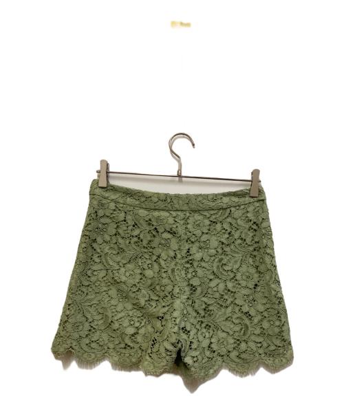 DOLCE & GABBANA（ドルチェ＆ガッバーナ）DOLCE & GABBANA (ドルチェ＆ガッバーナ) レースパンツ グリーン サイズ:40の古着・服飾アイテム