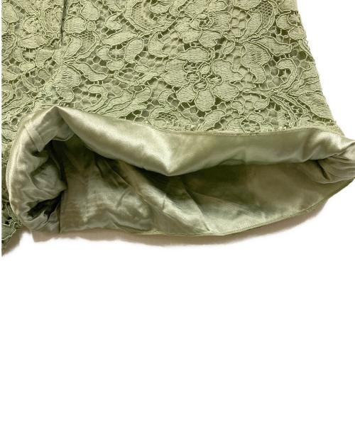 DOLCE & GABBANA（ドルチェ＆ガッバーナ）DOLCE & GABBANA (ドルチェ＆ガッバーナ) レースパンツ グリーン サイズ:40の古着・服飾アイテム