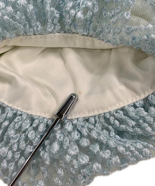 TADASHI SHOJI（タダシ ショージ）TADASHI SHOJI (タダシ ショージ) ドットパターン オフショルダーワンピース スカイブルー サイズ:2の古着・服飾アイテム