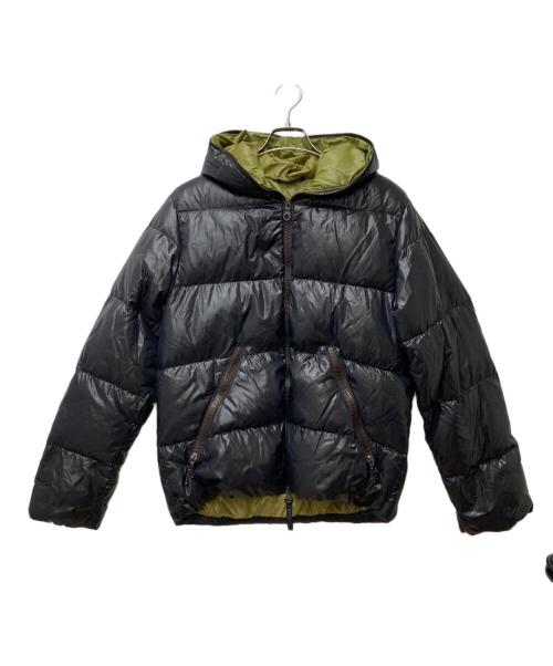 DUVETICA（デュベティカ）DUVETICA (デュベティカ) ダウンジャケット　U.255.02-1035R ブラック×カーキ サイズ:48の古着・服飾アイテム