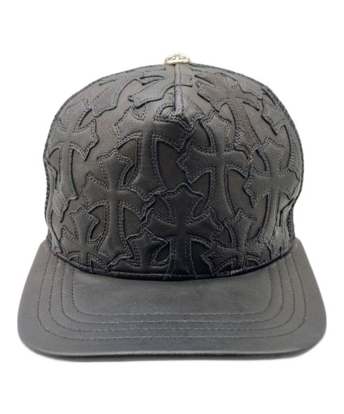 CHROME HEARTS（クロムハーツ）CHROME HEARTS (クロムハーツ) セメタリークロスパッチキャップ ブラック サイズ:ONE SIZEの古着・服飾アイテム