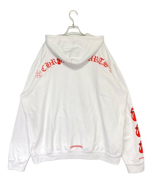 CHROME HEARTS（クロムハーツ）CHROME HEARTS THE ROLLING STONES ROLLING STONES ARCH LIP LOGO LAS VEGAS Limited PULL OVER HOODIE ホワイト サイズ:XXLの古着・服飾アイテム