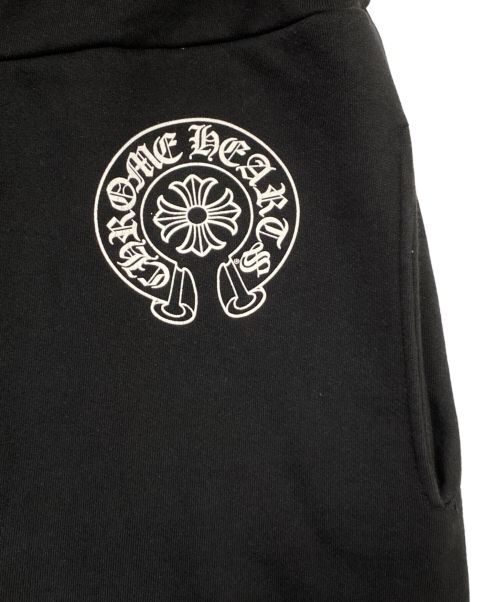 CHROME HEARTS（クロムハーツ）CHROME HEARTS (クロムハーツ) ホースシュースウェットパンツ ブラック サイズ:Mの古着・服飾アイテム