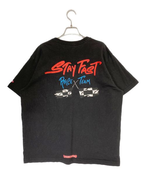 CHROME HEARTS（クロムハーツ）CHROME HEARTS (クロムハーツ) MATTY BOY (マッティー ボーイ) matty boy PPO STAY FAST RACE TEAM TEE ブラック サイズ:XXLの古着・服飾アイテム