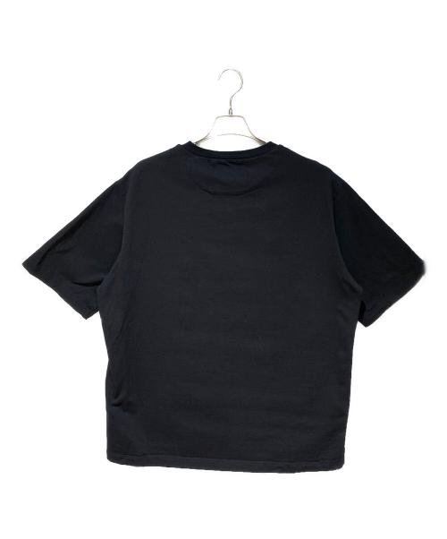 PRADA（プラダ）PRADA (プラダ) ロゴエンボスＴシャツ ブラック サイズ:Lの古着・服飾アイテム