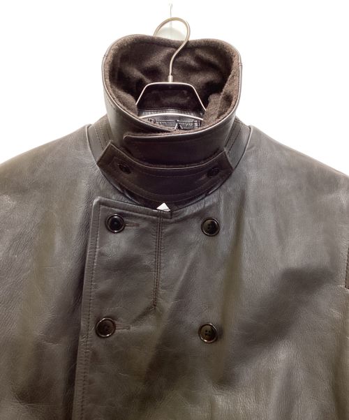 AVIREX 7522（アヴィレックス）AVIREX 7522 (アヴィレックス) レザーコート ブラウン サイズ:LARGEの古着・服飾アイテム