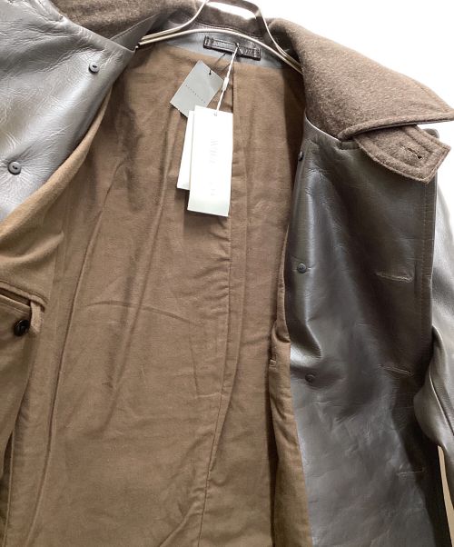 AVIREX 7522（アヴィレックス）AVIREX 7522 (アヴィレックス) レザーコート ブラウン サイズ:LARGEの古着・服飾アイテム