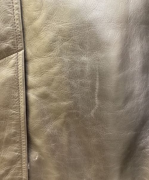 AVIREX 7522（アヴィレックス）AVIREX 7522 (アヴィレックス) レザーコート ブラウン サイズ:LARGEの古着・服飾アイテム