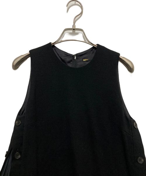 MULLER（ミューラー）MULLER (ミューラー) ニットプリーツワンピース ブラック サイズ:SIZE36の古着・服飾アイテム