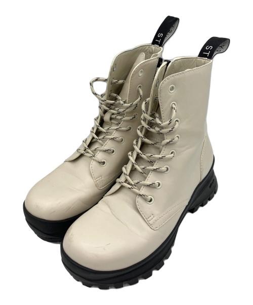 STELLA McCARTNEY（ステラマッカートニー）STELLA McCARTNEY (ステラマッカートニー) マウンテンブーツ ホワイト サイズ:サイズ39の古着・服飾アイテム