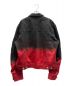 LOUIS VUITTON (ルイ ヴィトン) モノグラムグラデーションデニムジャケット ブラック×レッド サイズ:52：280000円