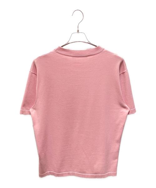 LOUIS VUITTON（ルイ ヴィトン）LOUIS VUITTON (ルイ ヴィトン) シグネチャーショートスリーブTシャツ ピンク サイズ:Lの古着・服飾アイテム