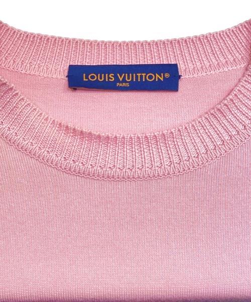 LOUIS VUITTON（ルイ ヴィトン）LOUIS VUITTON (ルイ ヴィトン) シグネチャーショートスリーブTシャツ ピンク サイズ:Lの古着・服飾アイテム