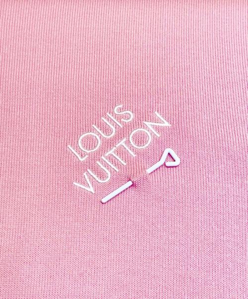 LOUIS VUITTON（ルイ ヴィトン）LOUIS VUITTON (ルイ ヴィトン) シグネチャーショートスリーブTシャツ ピンク サイズ:Lの古着・服飾アイテム
